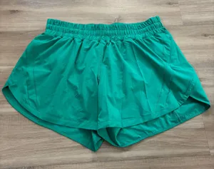 Lululemon Track That Mid-Rise Lined Short 5" Maldives Green Women Size 14 thumbnail 1