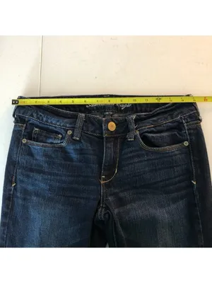 American Eagle Outfitters Womens Skinny Jeans Dark Wash Stretch 2 thumbnail 3