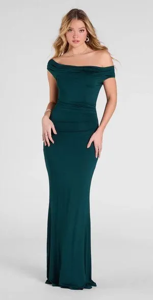 Windsor Hunter Formal Green Dress thumbnail 2