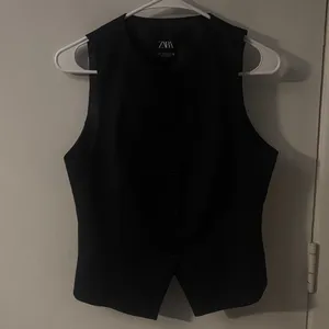 Zara Black Label Buttondown Vest M Academia Menswear Look Corporate Siren Preppy thumbnail 5