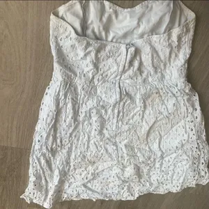 H&M Light Blue Eyelet Dress thumbnail 3