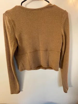 Wild Fable Long Sleeve Corset Seam Top thumbnail 3