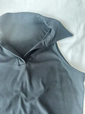 Black collared bodycon dress thumbnail 5