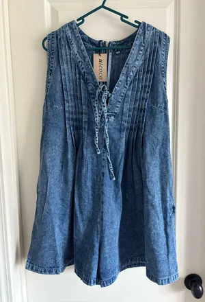 Jean romper  thumbnail 1