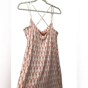 Tommy Bahama Resortwear Pineapple Print sundress Coral Size Medium thumbnail 5