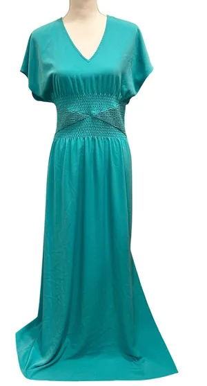 Draper James Mint Green Flutter Sleeve Blouson Maxi Dress‎ Coastal Preppy Medium thumbnail 1
