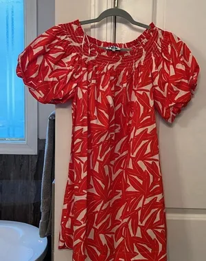 Anthro Whit Two off the shoulder dress thumbnail 1