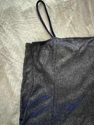 H&M Sparkle Blue Mini Dress thumbnail 2