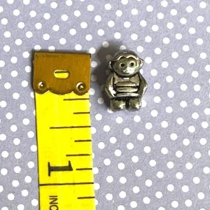 Silver tone boy charm thumbnail 8