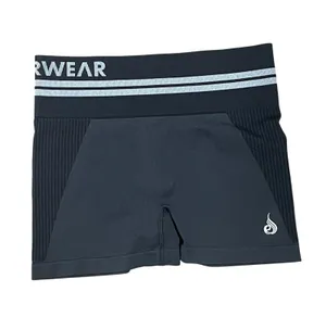 Ryderwear Black Biker Shorts Medium High Waist Seamless Workout Athletic thumbnail 1
