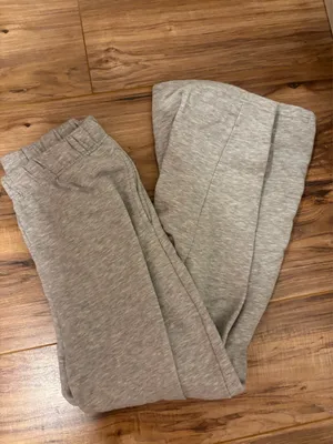 grey wide leg sweatpants Gray thumbnail 1