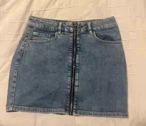 Garage Jean Zip-Up Skirt thumbnail 1