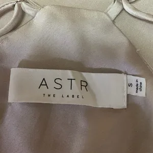 ASTR The Label The Drape Pink Silk Satin Spaghetti Strap Sleeveless Bodysuit Top thumbnail 9
