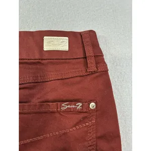 Seven7 Tummyless Women's‎ Size 6 High Rise Skinny Jeans Women's Fired Brick Red thumbnail 4