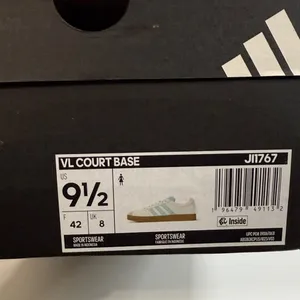 adidas Women's Sneakers in Cream and Light Blue thumbnail 8