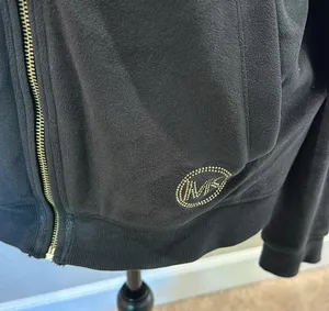 Michael Kors velvet hooded jacket thumbnail 3