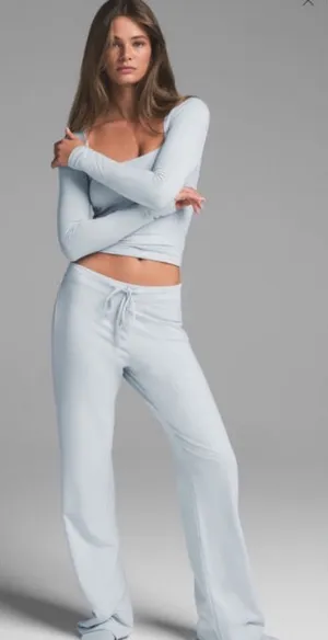 SKIMS Zen Blue Pajama Set thumbnail 1