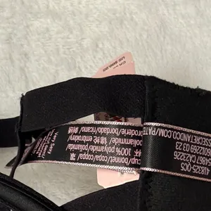 Victorias Secret Very Sexy‎ Black Butterfly Mesh Strappy Low Cut Demi Bra XL NEW thumbnail 7