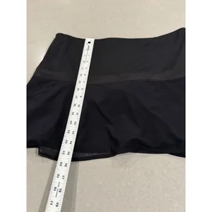 Athleta Black Tennis Skirt‎ Skort with Built-in Shorts Women's Size L thumbnail 2