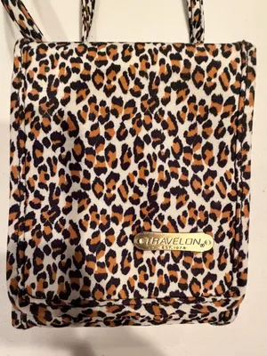 Travelon | mini-animal print crossbody wallet purse thumbnail 3