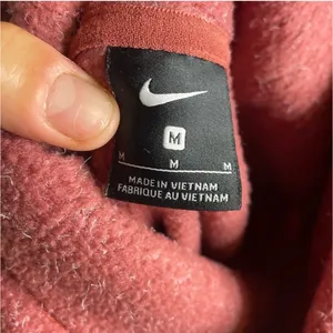Nike Fleece Mock‎ Neck Pullover Sweater Coral Pink Women's Size M thumbnail 5