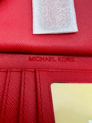 Double Zip Wristlet Wallet Bright Red thumbnail 7
