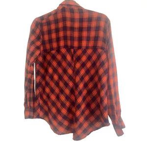 ✨Free People Gauze Plaid Flannel Sz XS T-Shirt✨ thumbnail 8