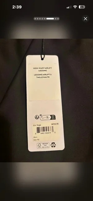Alo High-Waisted Yoga Airlift Leggings Black size XS NWT thumbnail 6