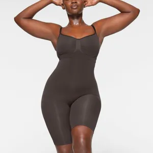 NWT SKIMS Everyday Sculpt Above the Knee Seamless Sculpt Espresso Brown Size 4X thumbnail 1