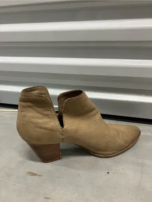 Frye Jennifer Suede Ankle Stacked Heel Booties thumbnail 4