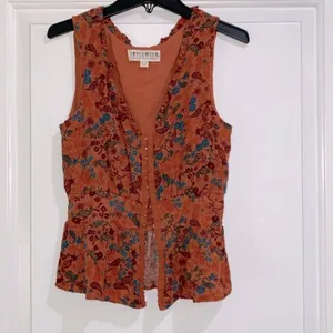 IDYLLWIND fueled by Miranda Lambert floral beacon corset boho top Xsmall thumbnail 2