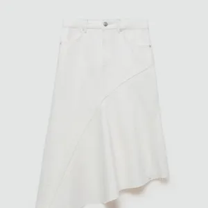 Mango Asymmetrical Cream Skirt thumbnail 3