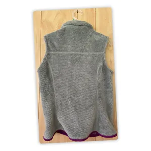 Patagonia Womens size Small Re-Tool Polartec Fleece‎ Full Zip Vest Gray thumbnail 2