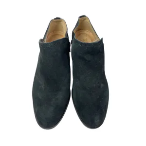 Naturalizer Zarie Women's Black Suede Almond Toe Block Heels Ankle Boots Sz 8.5 thumbnail 2