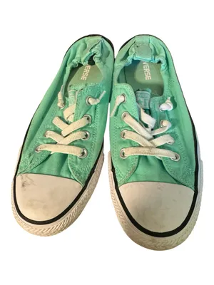 Converse Chuck Taylor All Star Shoreline Mint Green Slip-On Sneakers Size 9.5 thumbnail 3