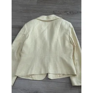 Alex‎ Marie Size 10 Ivory Women's Suit Jacket Blazer thumbnail 9