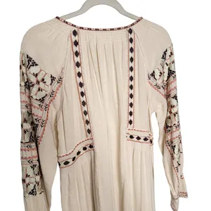 Free People All My Life Mini Tunic Dress Off-White SZ XS thumbnail 9