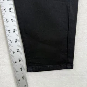Good American Good Waist Exposed Zip High Rise Skinny Jeans Black Size 10/30 thumbnail 6