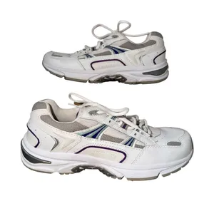 Vionic Walker Classic Womens White Purple Leather Walking Shoes Size 8 thumbnail 1