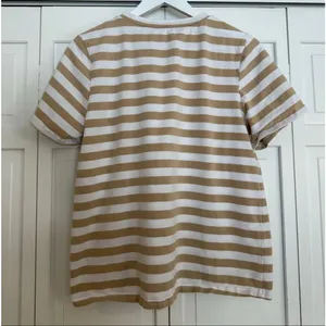 Sabo Skirt beige and white cotton tshirt size small thumbnail 6