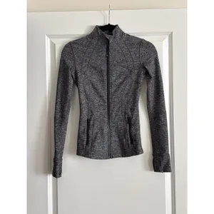 Lululemon Black Heathered Define Jacket Full Zip‎ Size 2 thumbnail 6