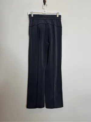 Lululemon Softstreme High Rise Pants Womens 4 Black Wide Leg Lounge Casual thumbnail 5