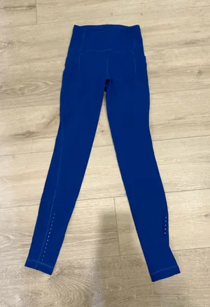 Lululemon Blue Leggings thumbnail 1