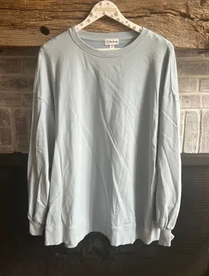 The Drop‎ blue sweatshirt women's 2XL thumbnail 1