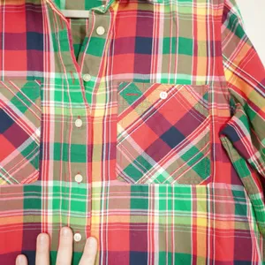 Lauren Ralph Lauren Women's Fall Plaid Button Down Shirt Roll Tab Petite Large thumbnail 4