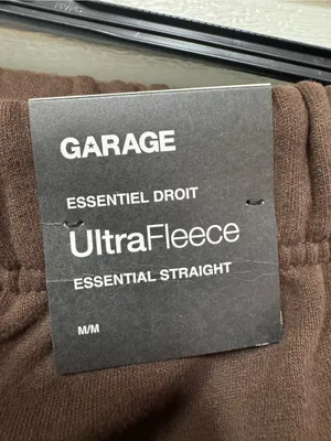 Garage UltraFleece Straight Leg Sweatpants Size Medium Armadillo Brown thumbnail 2