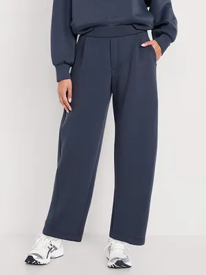 NWT Old Navy Active Bounce Fleece Dusk Navy Barrel Pants Size XL thumbnail 1