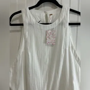 Free People women mini dress,White Sleeveless Size M thumbnail 3