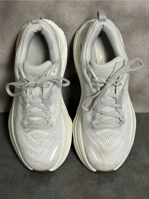 Hoka One One Bondi 8 Women’s Running Shoes Lunar Rock/Nimbus Cloud Size 9B thumbnail 8
