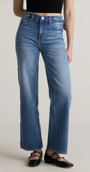 Quince Bella Relaxed Straight Leg Jeans Atlantic Blue Size 30/30 thumbnail 1